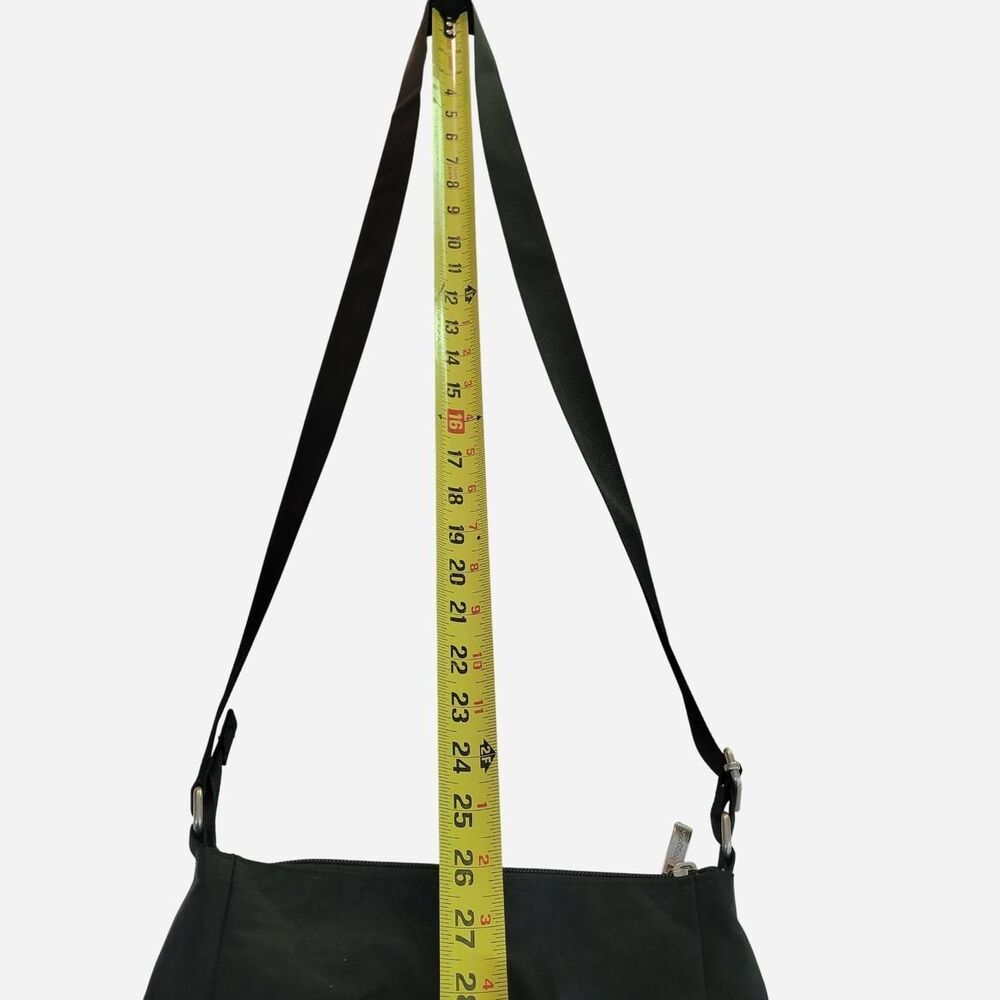 Baggallini Pocket Town Black Crossbody Purse Adjustable Travel Nylon Bag - Picture 4 of 8